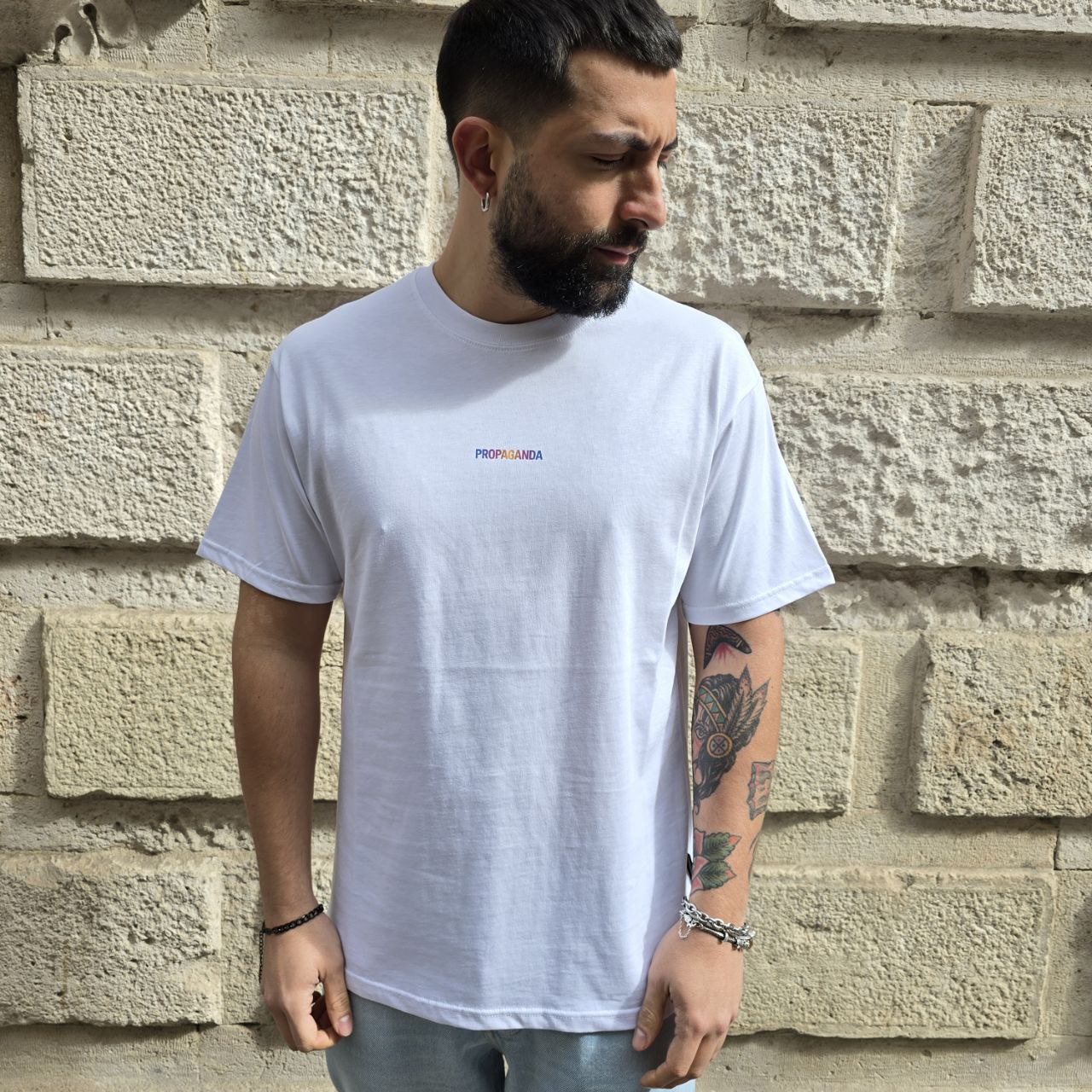 T-Shirt Propaganda 858 - Bianco
