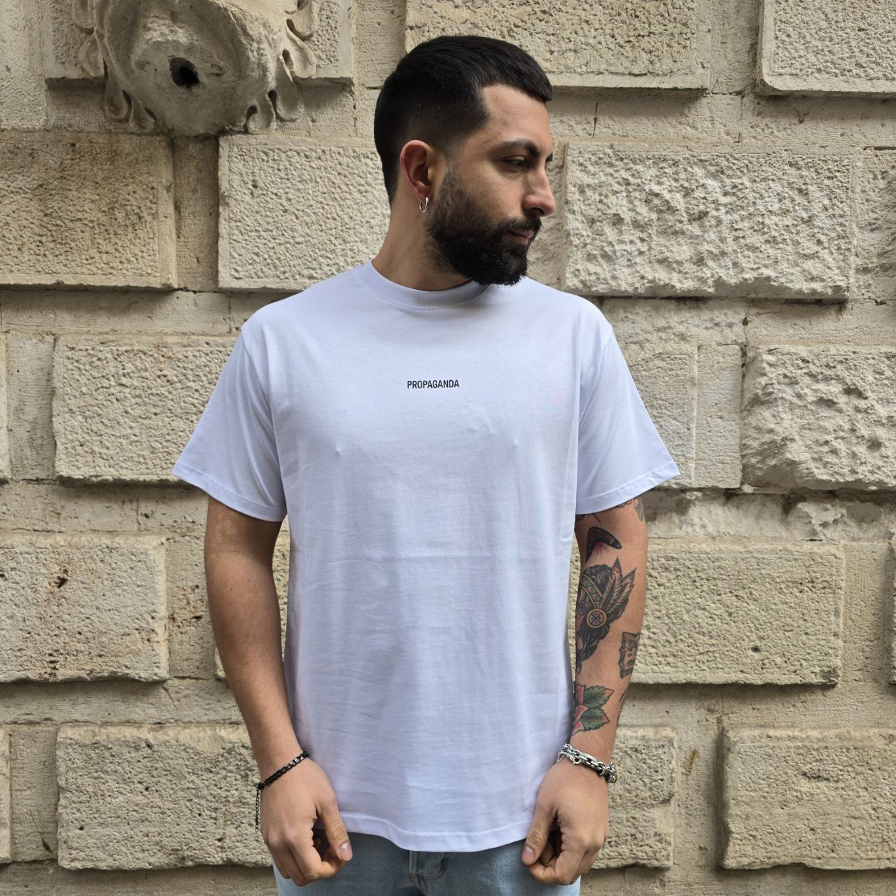 T-Shirt Propaganda 852 - Bianco