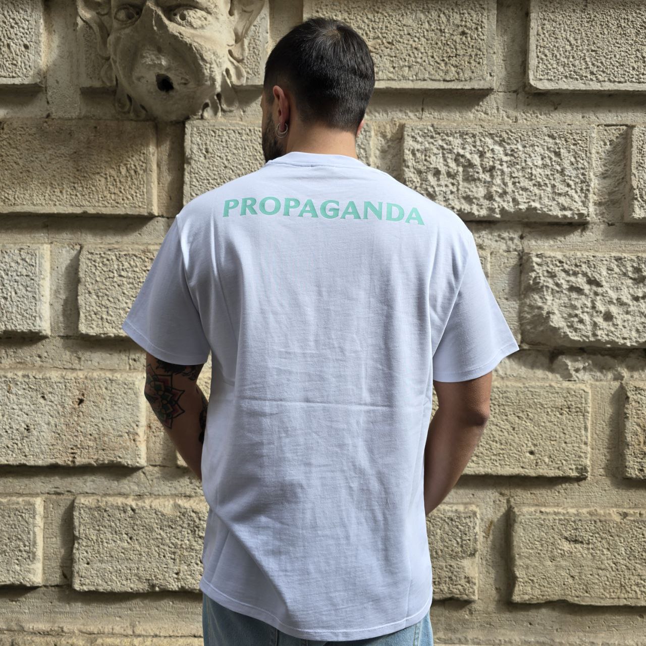 T-Shirt Propaganda 834 - Bianco