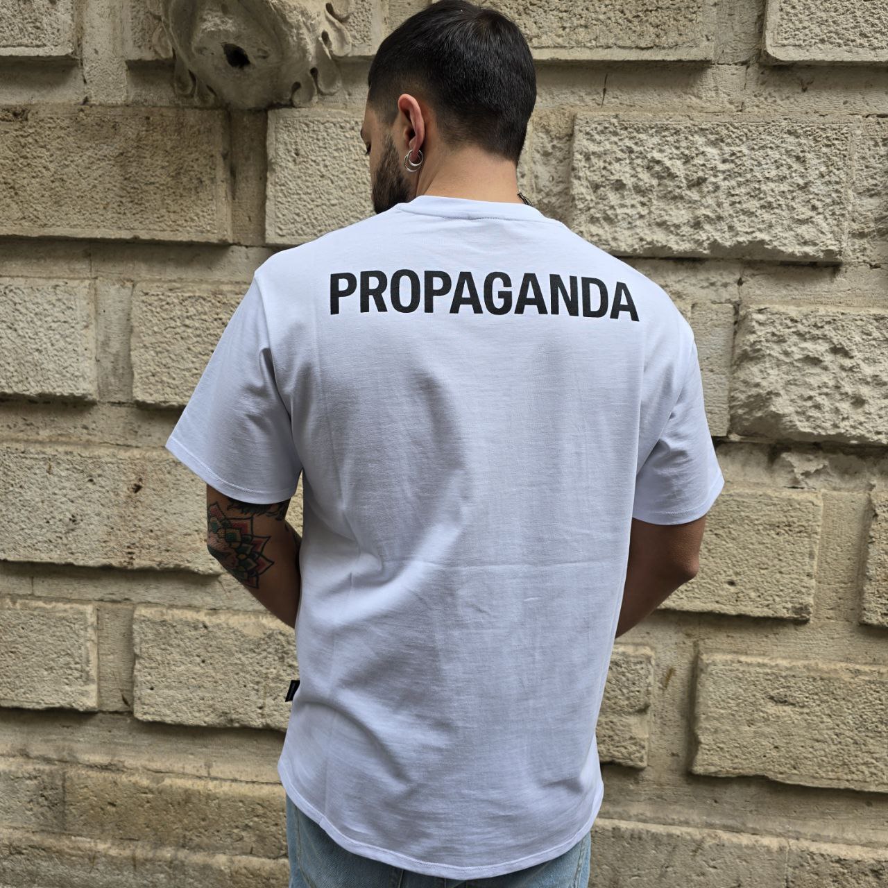 T-Shirt Propaganda 813 - Bianco