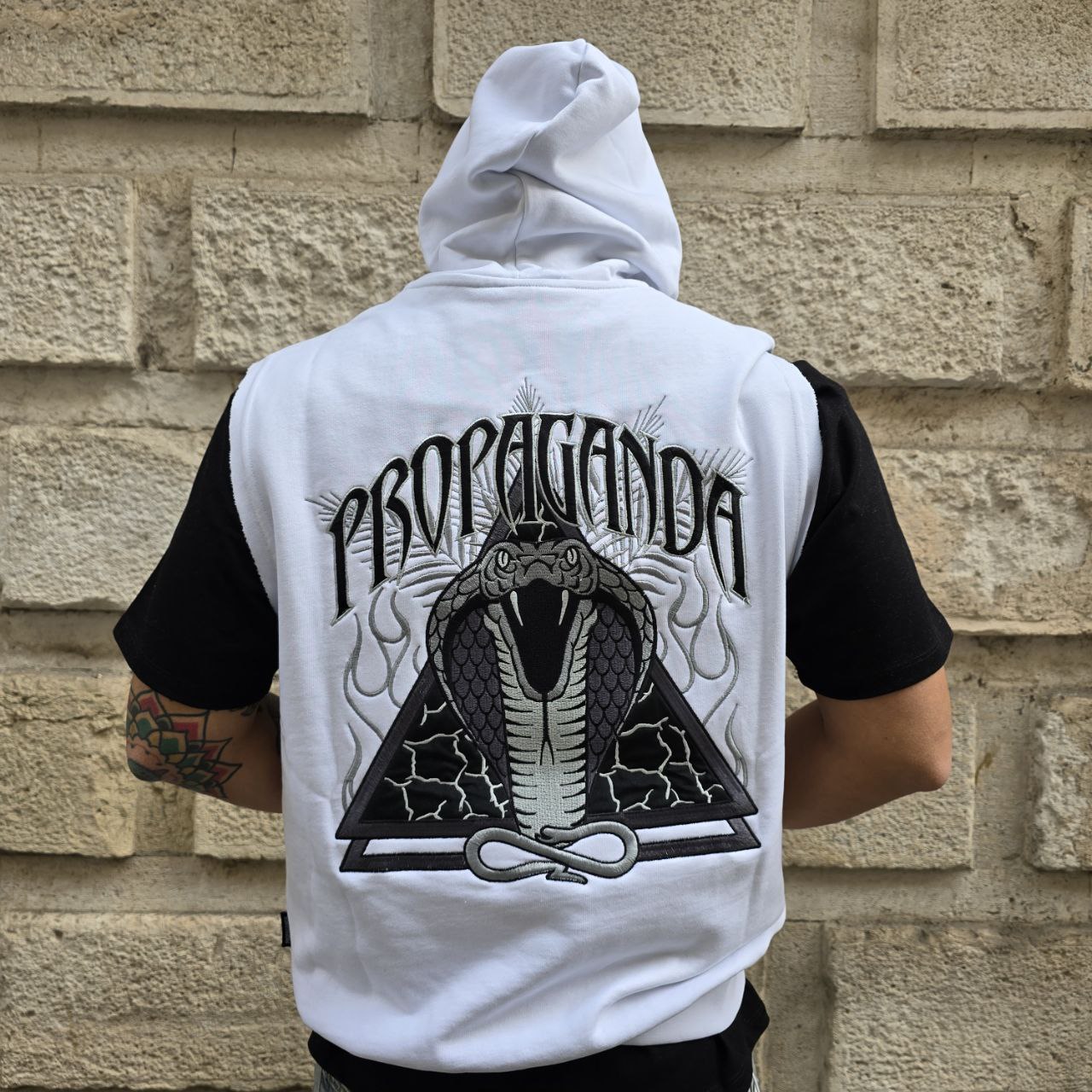 Felpa Propaganda 358 - Bianco