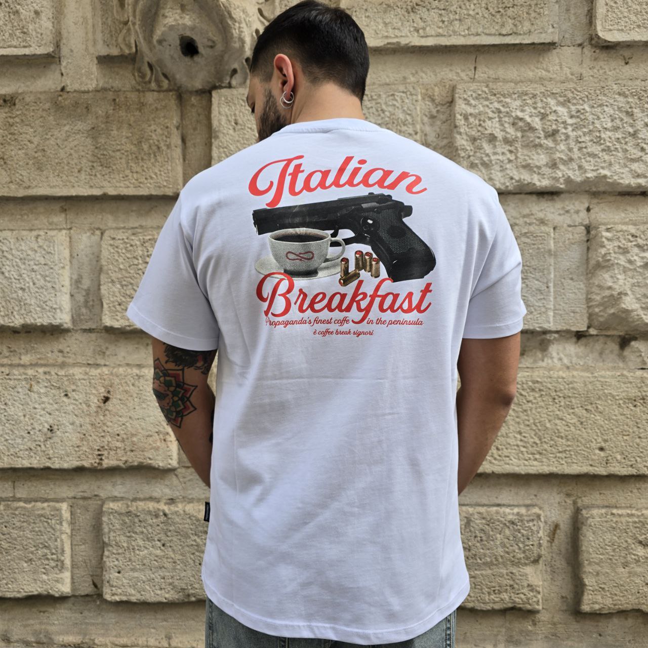 T-Shirt Propaganda 948 - Bianco