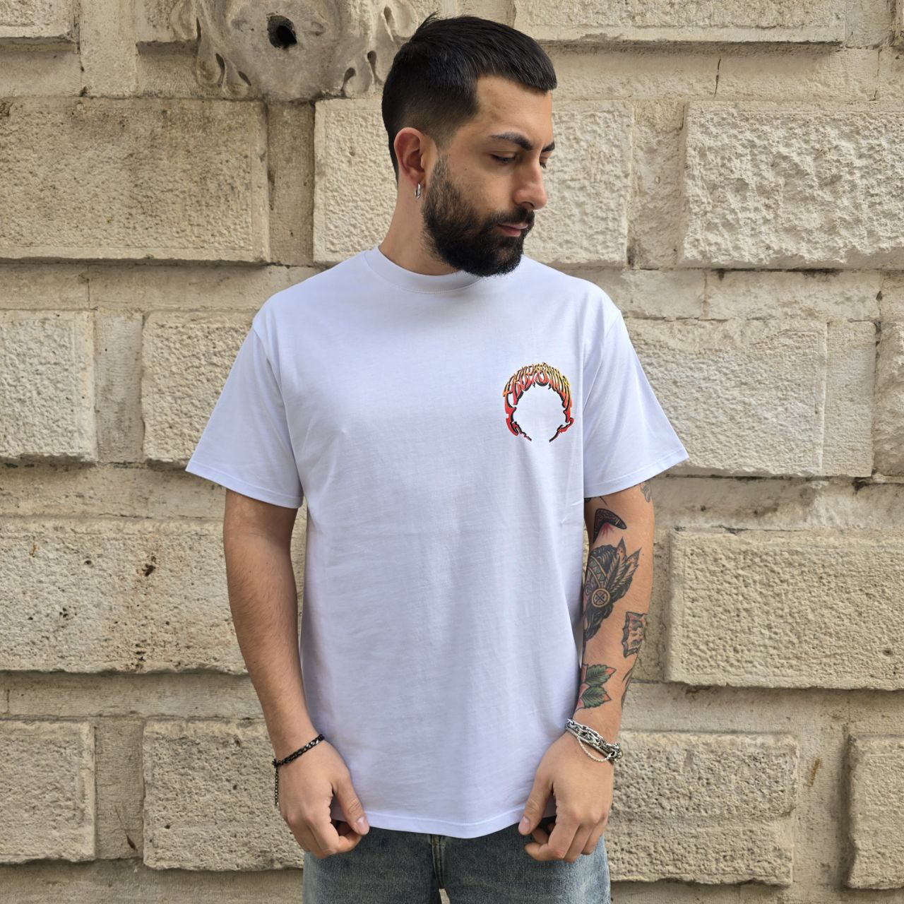 T-Shirt Propaganda 877 - Bianco