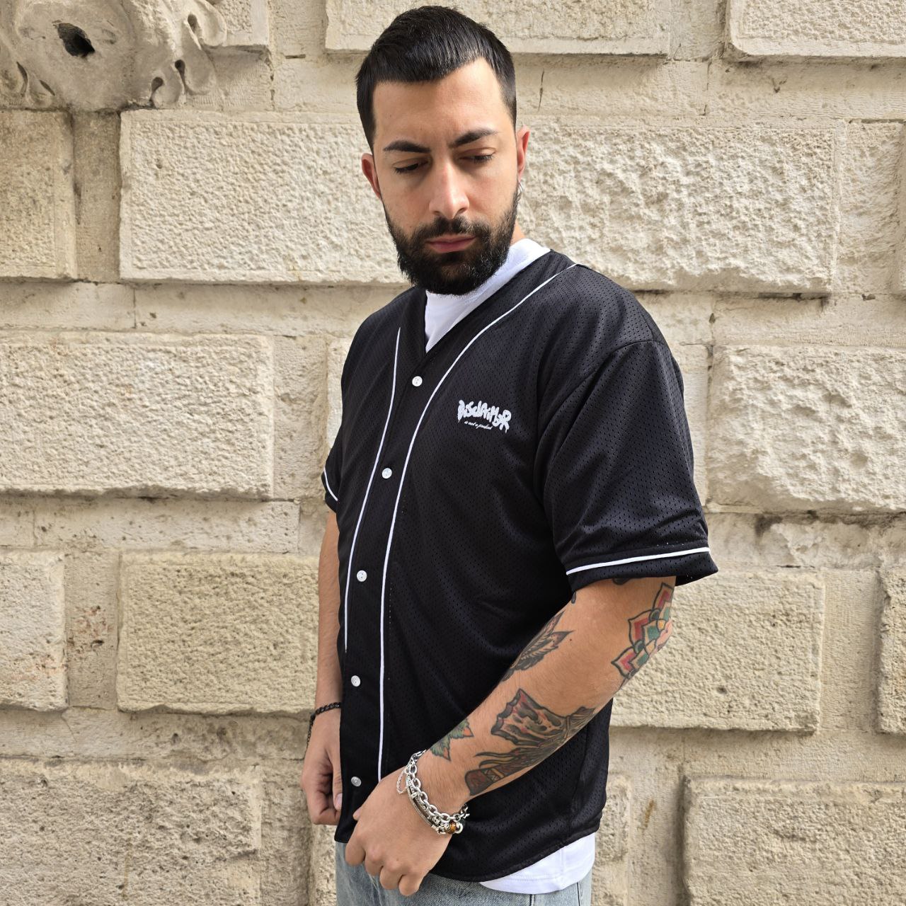 Maglia Basket Disclaimer 54869 - Nero