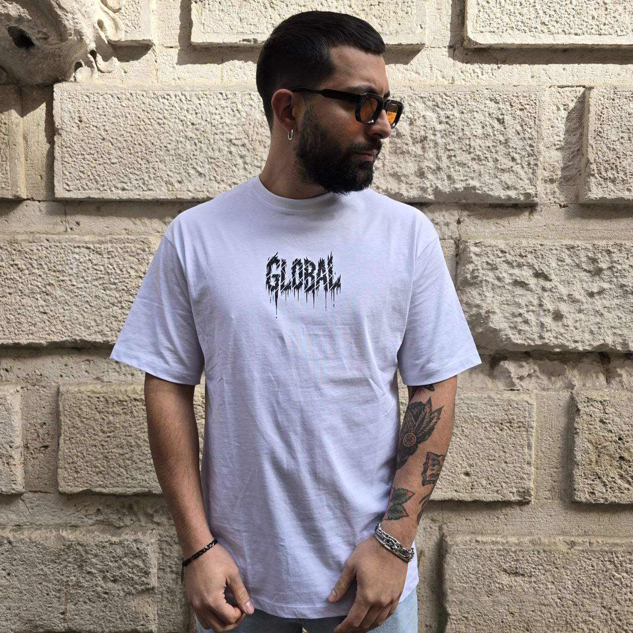 T-Shirt GBL The World - Bianco
