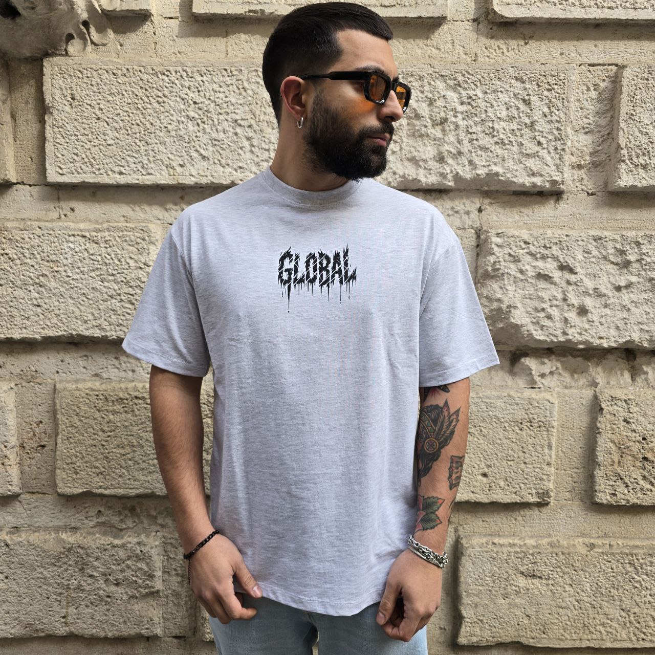 T-Shirt GBL The World - Grigio