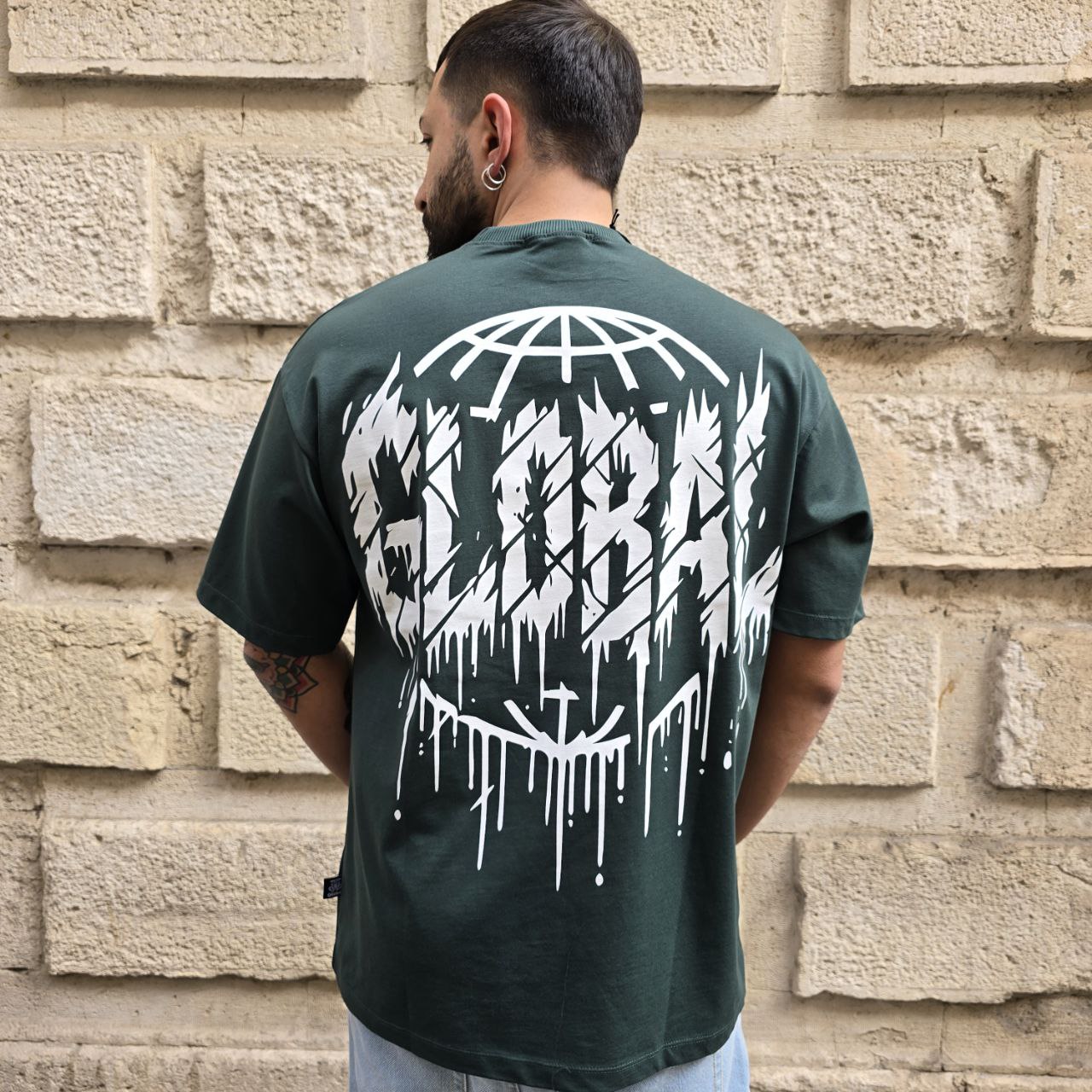 T-Shirt GBL The World - Verde