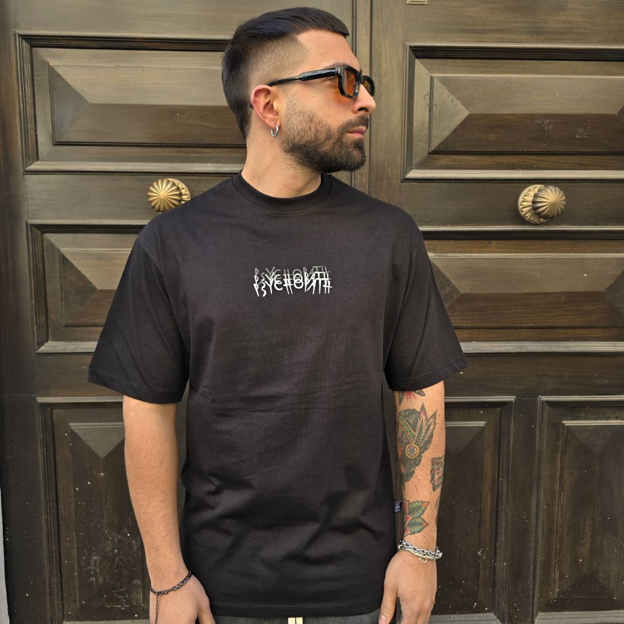 T-Shirt GBL Psychopath - Nero