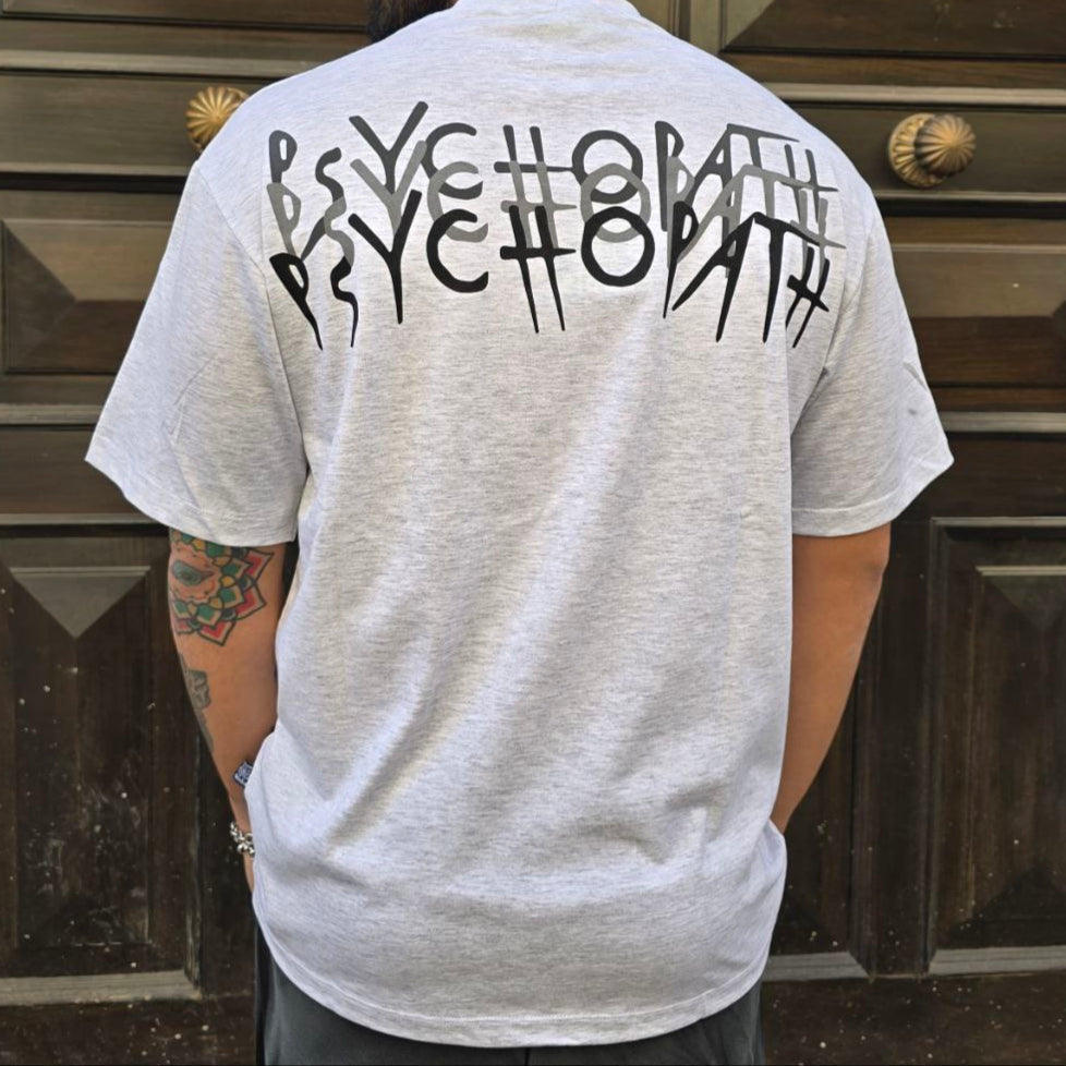 T-Shirt GBL Psychopath - Grigio Chiaro