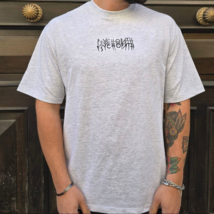 T-Shirt GBL Psychopath - Grigio Chiaro