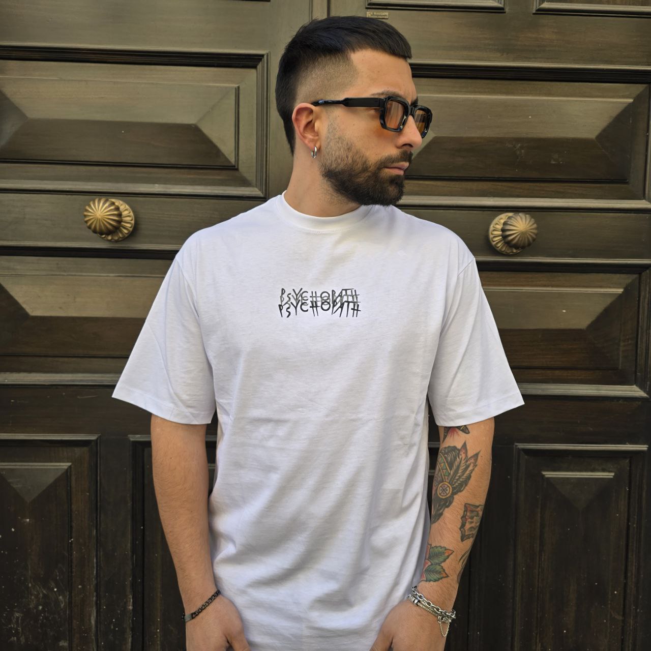 T-Shirt GBL Psychopath - Bianco