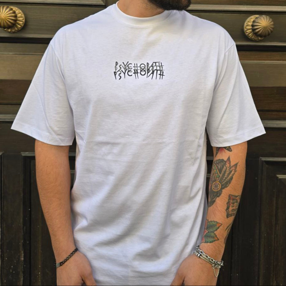 T-Shirt GBL Psychopath - Bianco