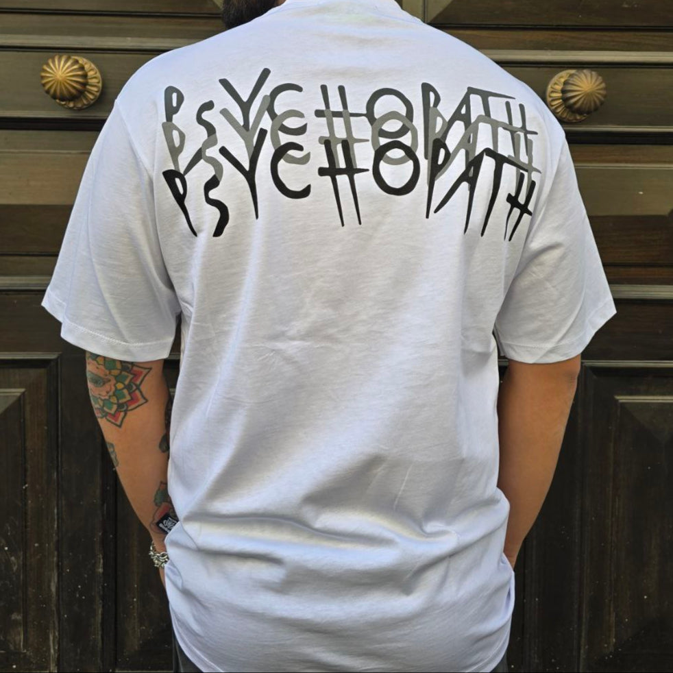 T-Shirt GBL Psychopath - Bianco