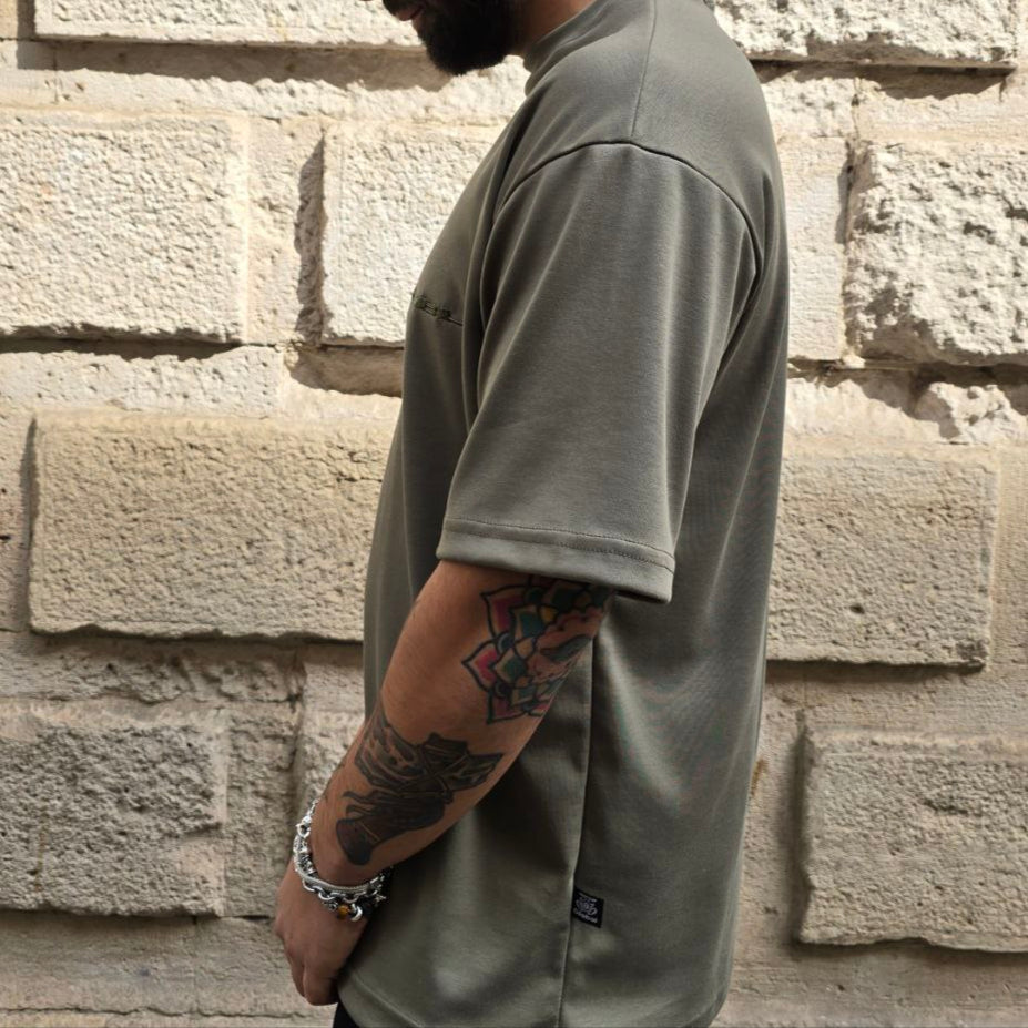 T-Shirt GBL Premium Interlock - Verde Oliva
