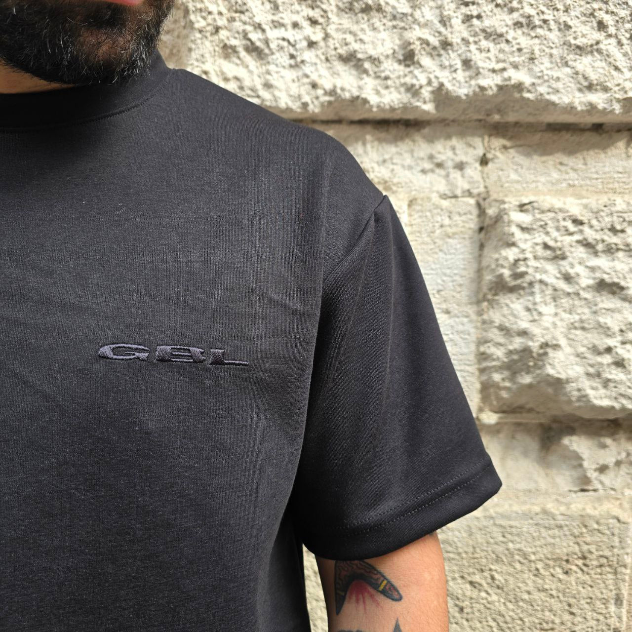 T-Shirt GBL Premium Interlock - Nero