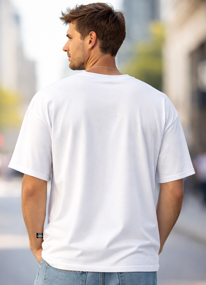 T-SHIRT GLOBAL BRAND ART. 8022 - BIANCO/NERO