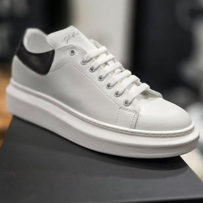 SNEAKERS MOD. MCQUEEN GLOBAL OFFICIAL - BIANCO/NERO