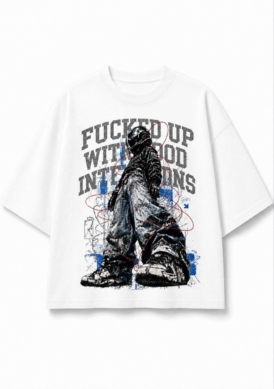 T-SHIRT ASH DISTRESSED BIANCO - ART. 006