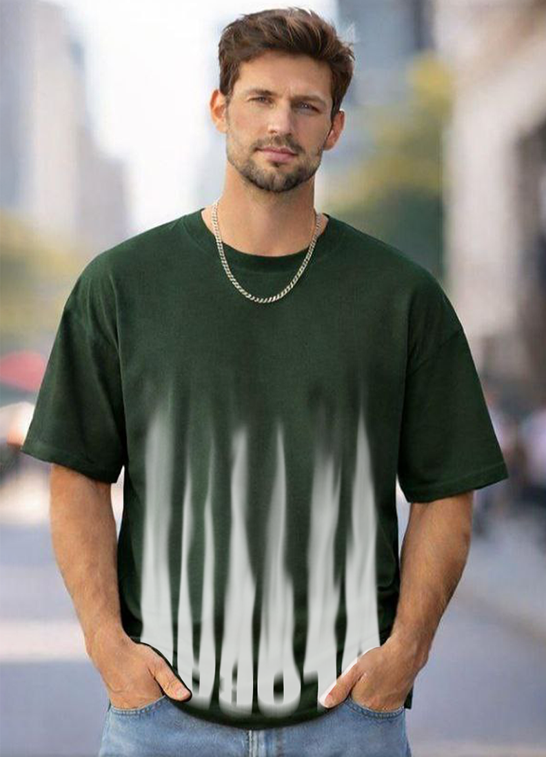 T-SHIRT GLOBAL BRAND ART. 8016 - VERDE BOSCO