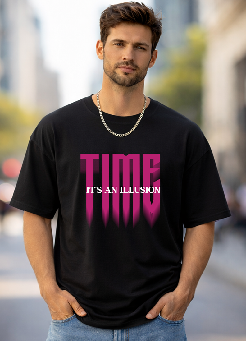 T-SHIRT GLOBAL BRAND ART. 8022 - NERO/FUXIA