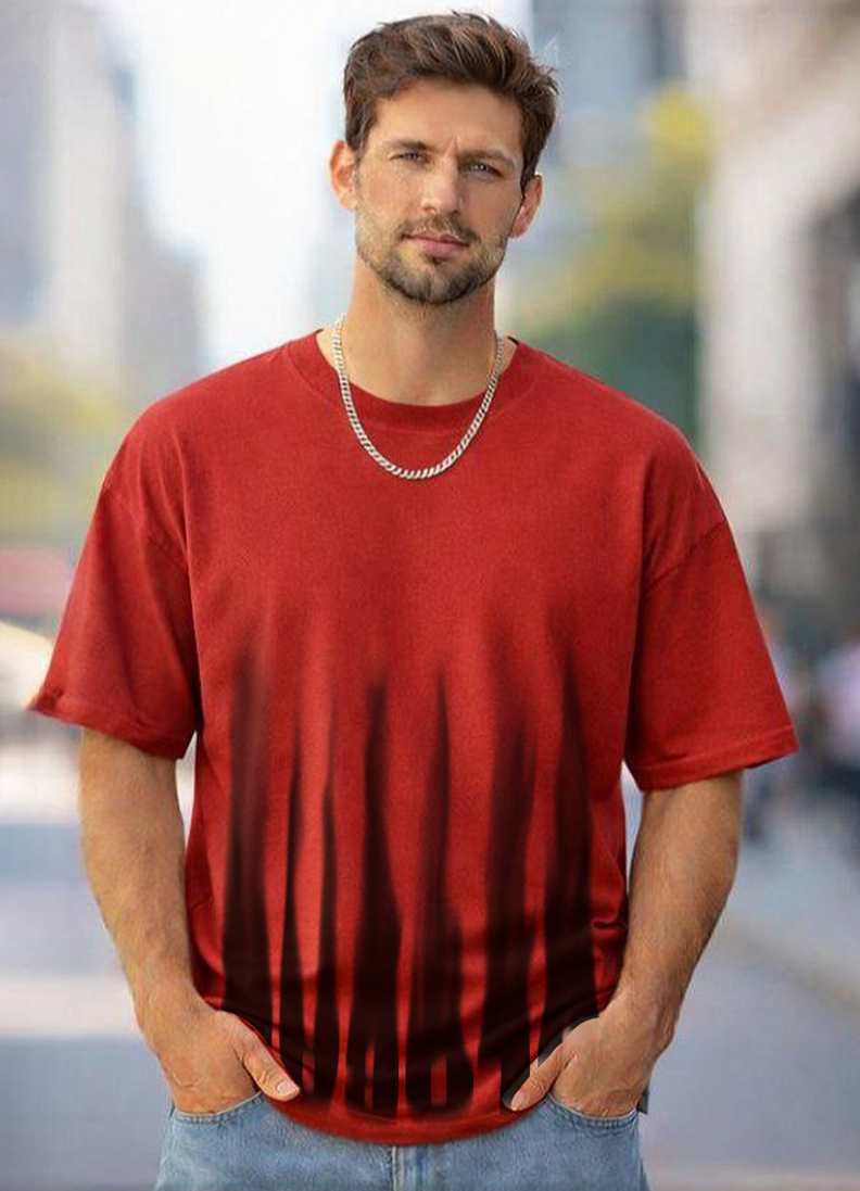 T-SHIRT GLOBAL BRAND ART. 8016 - ROSSO