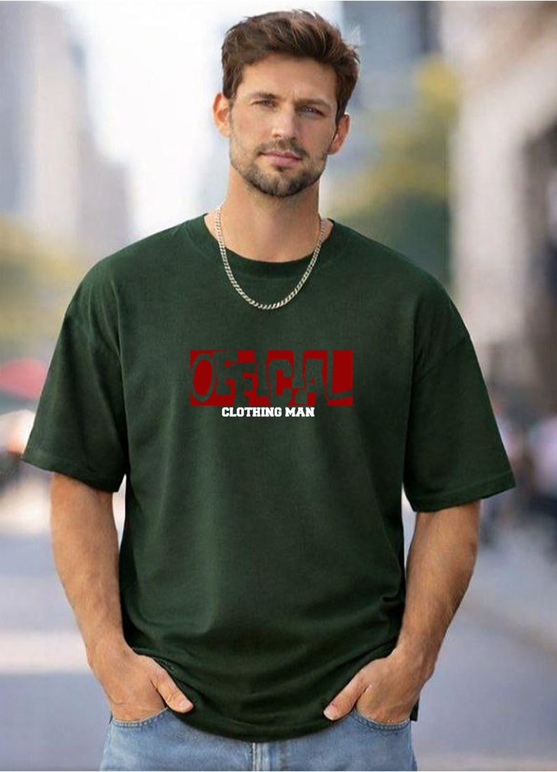T-SHIRT GLOBAL BRAND ART. 8013 - VERDE BOSCO