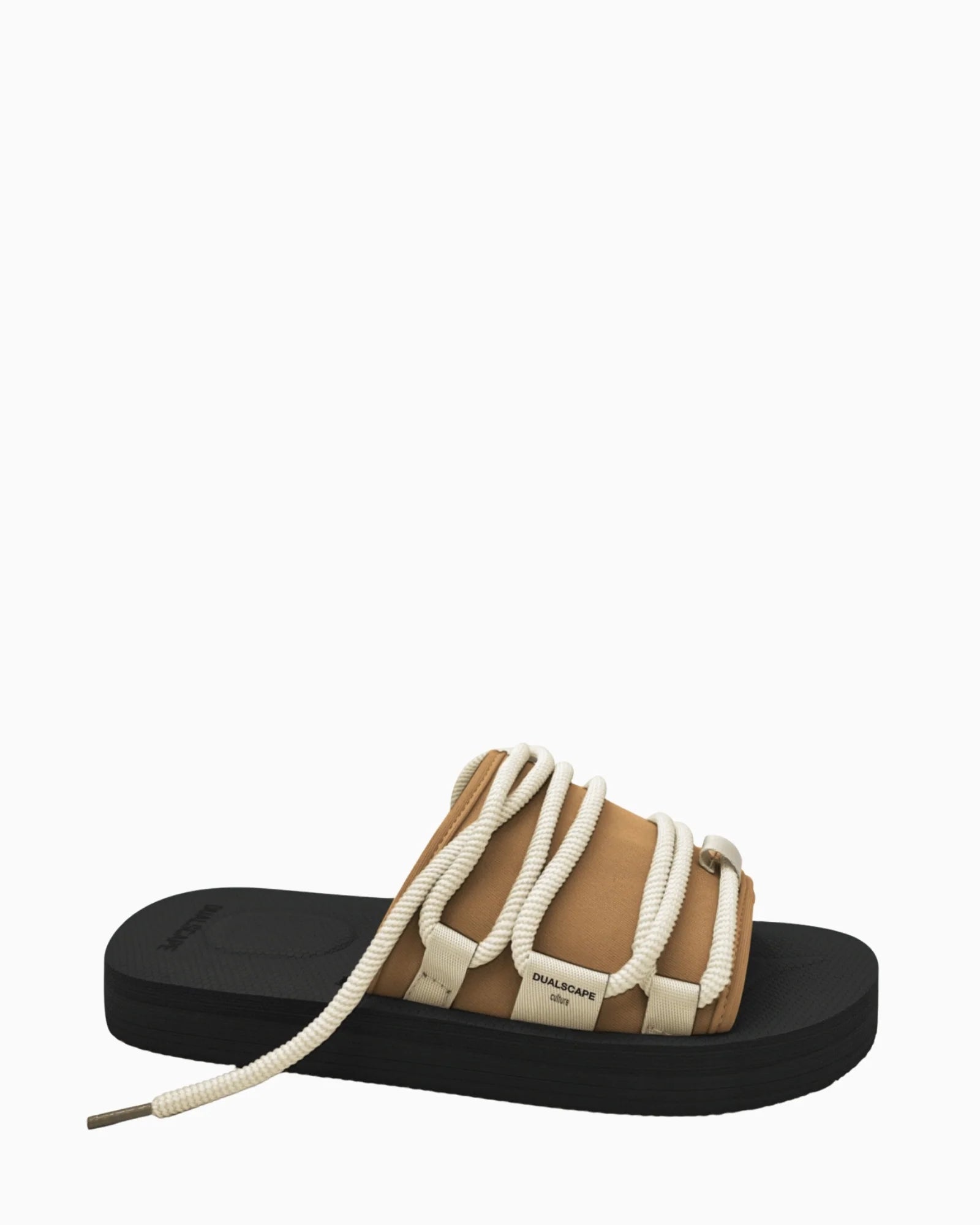 CIABATTA DUALSCAPE MOD. LACCI - MARRONE