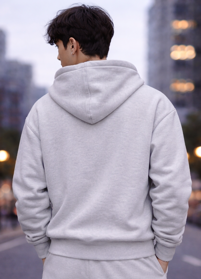 FELPA ZIP GLOBAL BRAND ART. 8024 - GRIGIO NK