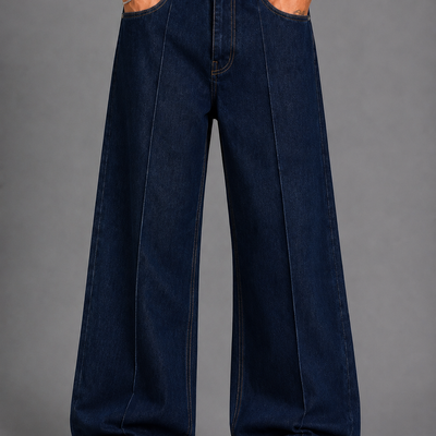 JEANS BAGGY CIMOSATO BLU DENIM