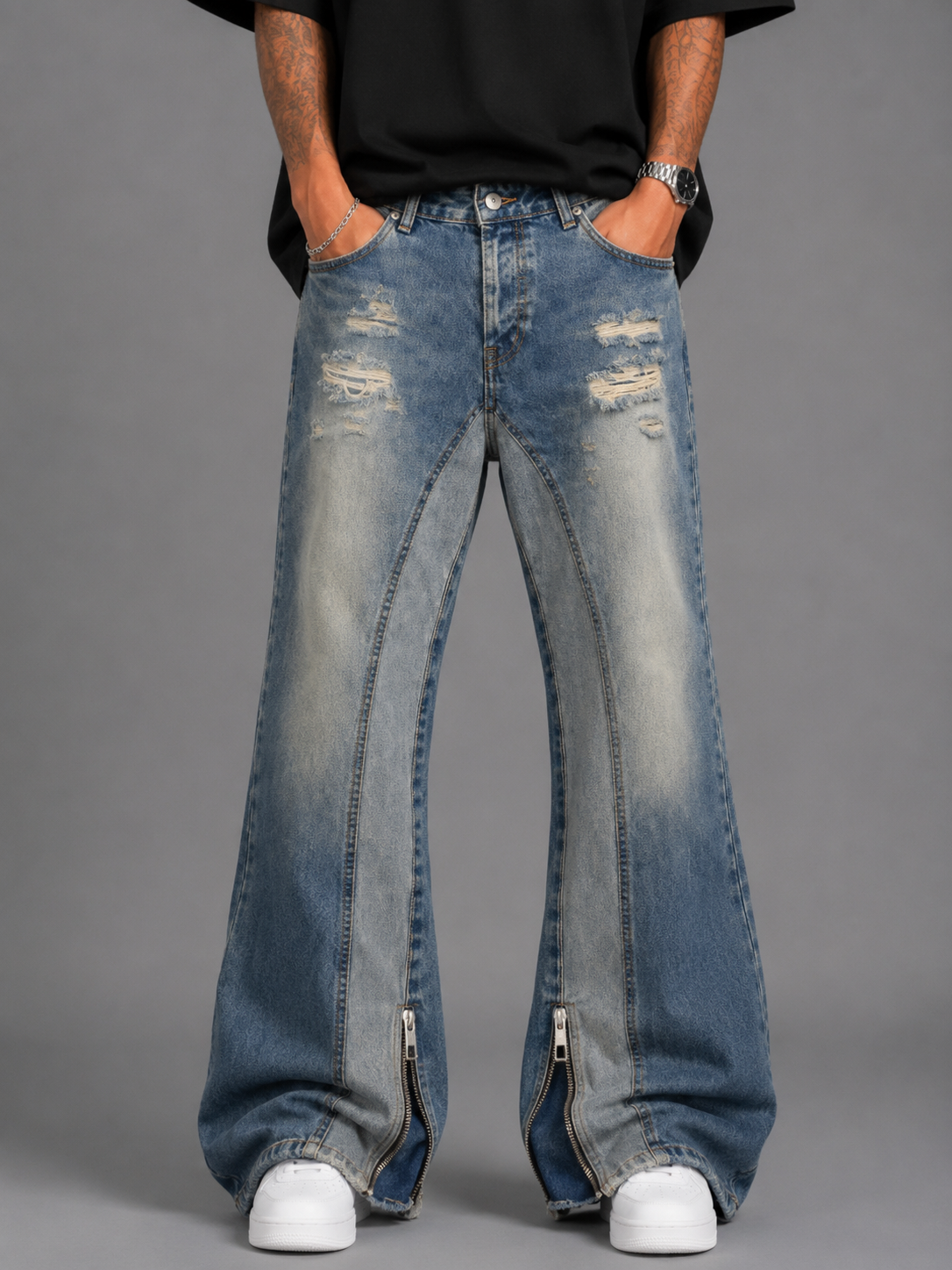 JEANS FLARE BLU DENIM - ART. 002