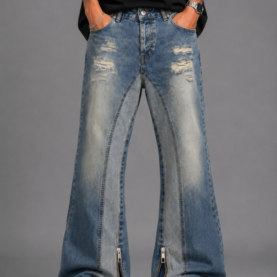 JEANS FLARE BLU DENIM - ART. 002