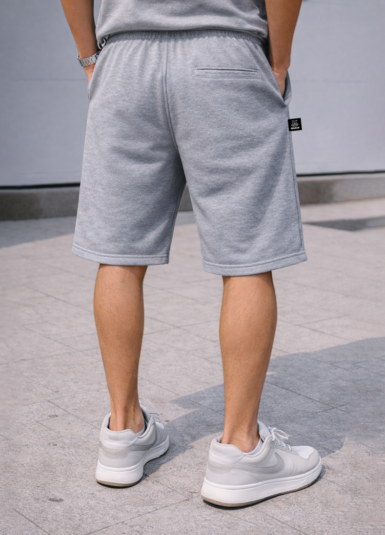 PANTALONCINO GLOBAL BRAND WRITE GOTH - GRIGIO NK