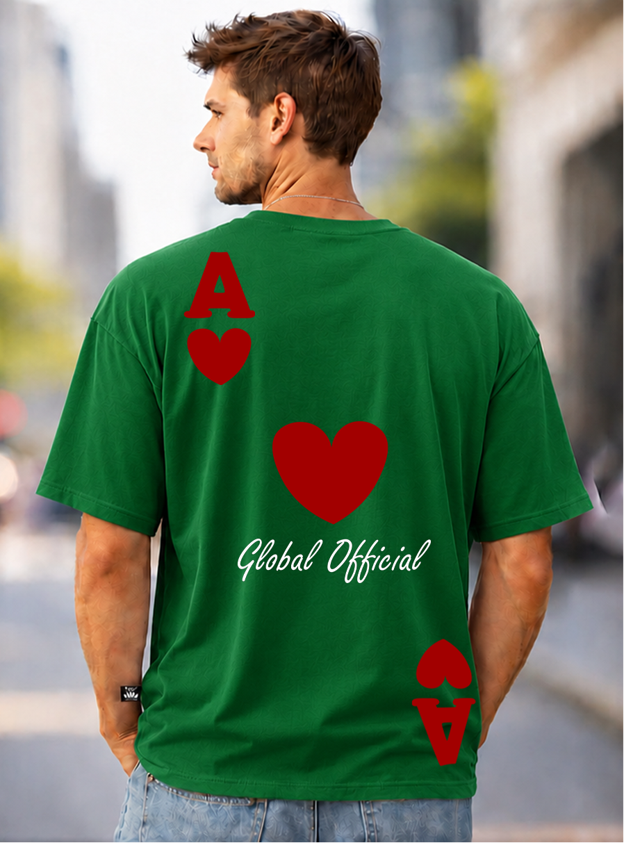 T-SHIRT GLOBAL BRAND ART. ASSO - VERDE BANDIERA