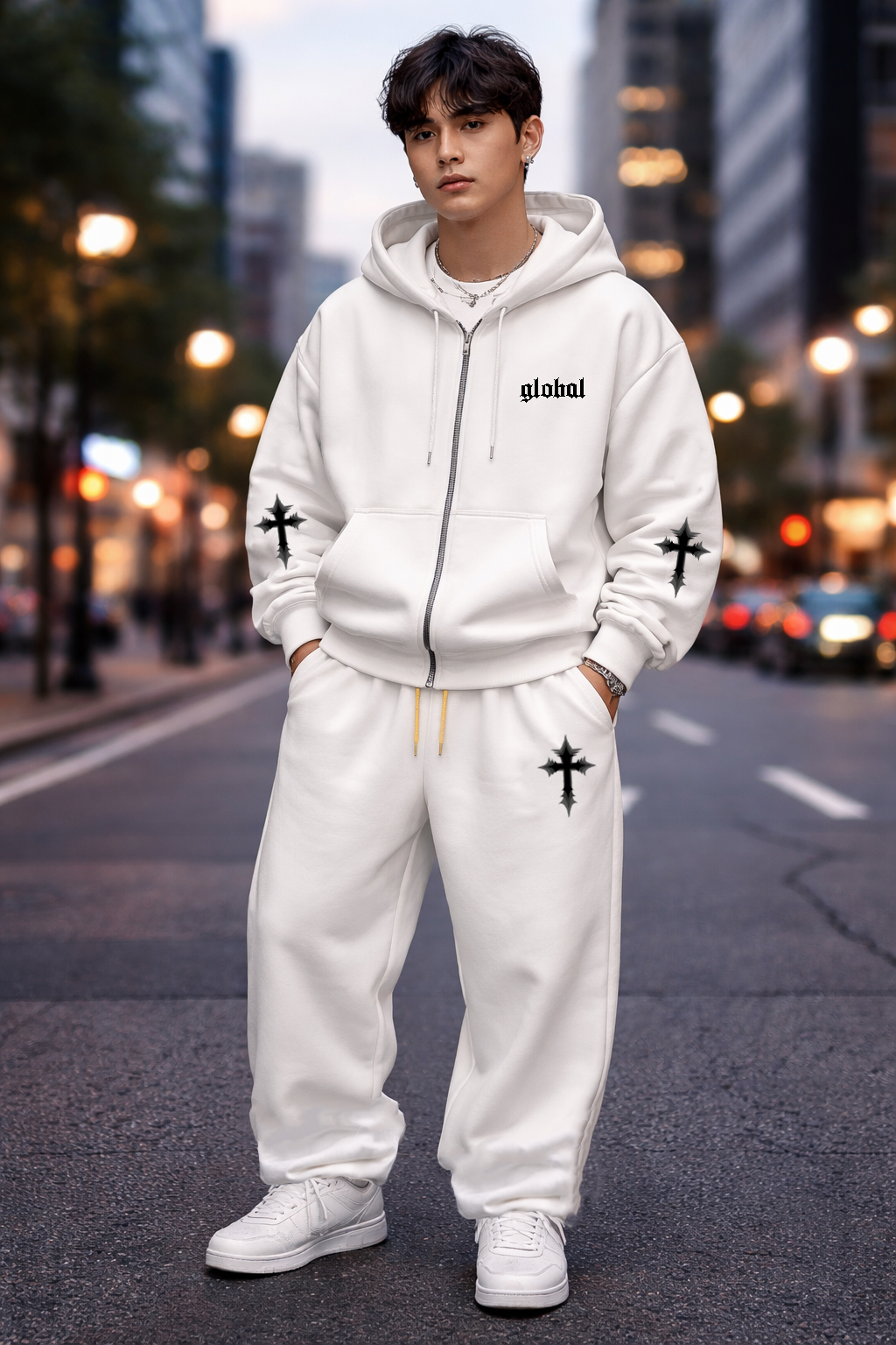 TUTA GLOBAL BRAND ART. 8023 - BIANCO