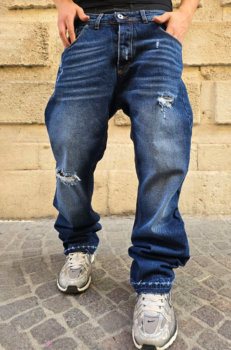 DENIM FLARED GLOBAL BRAND COD. STONE BLITZ - SCURO