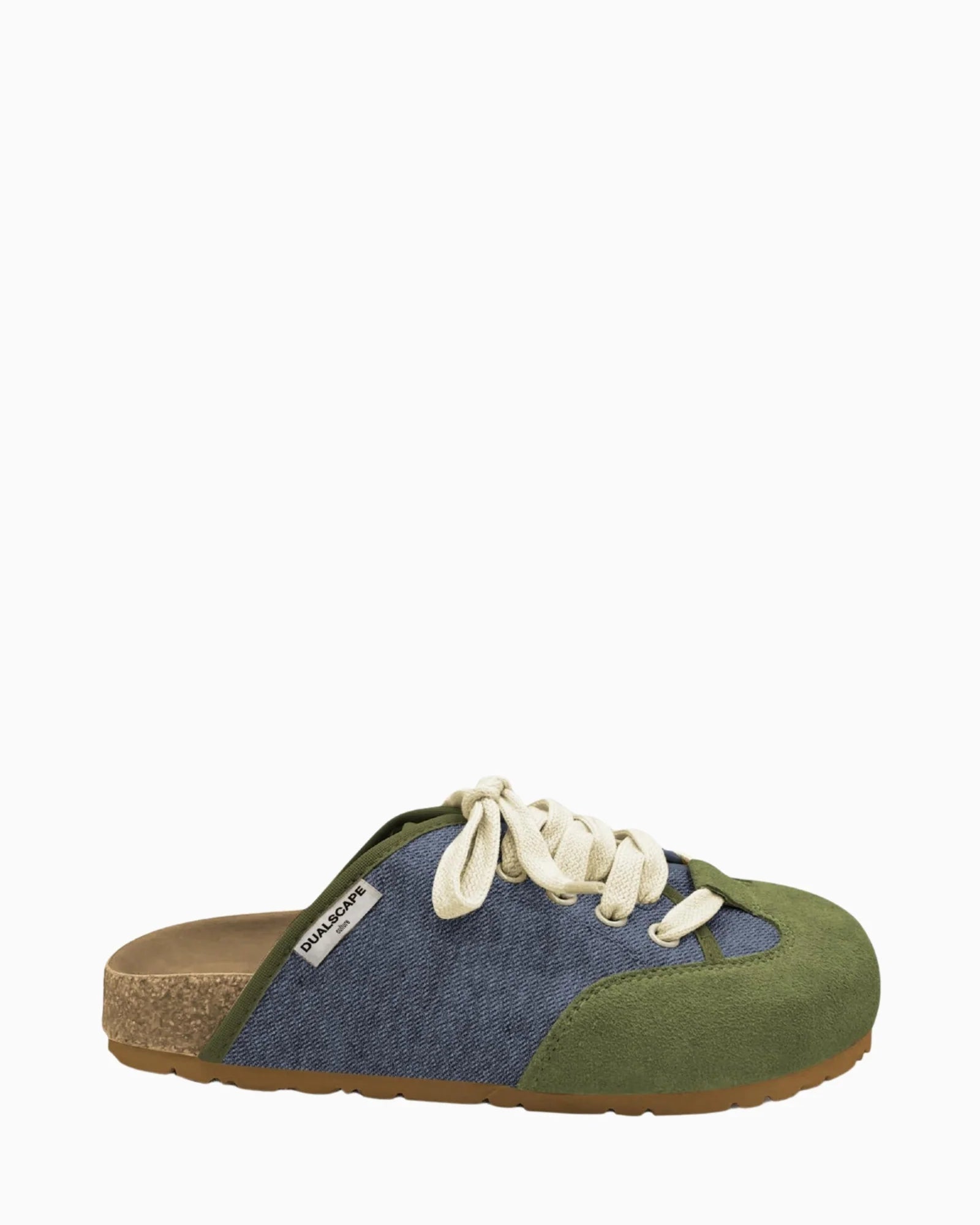 CIABATTA DUALSCAPE MOD. SCARPA - VERDE/JEANS