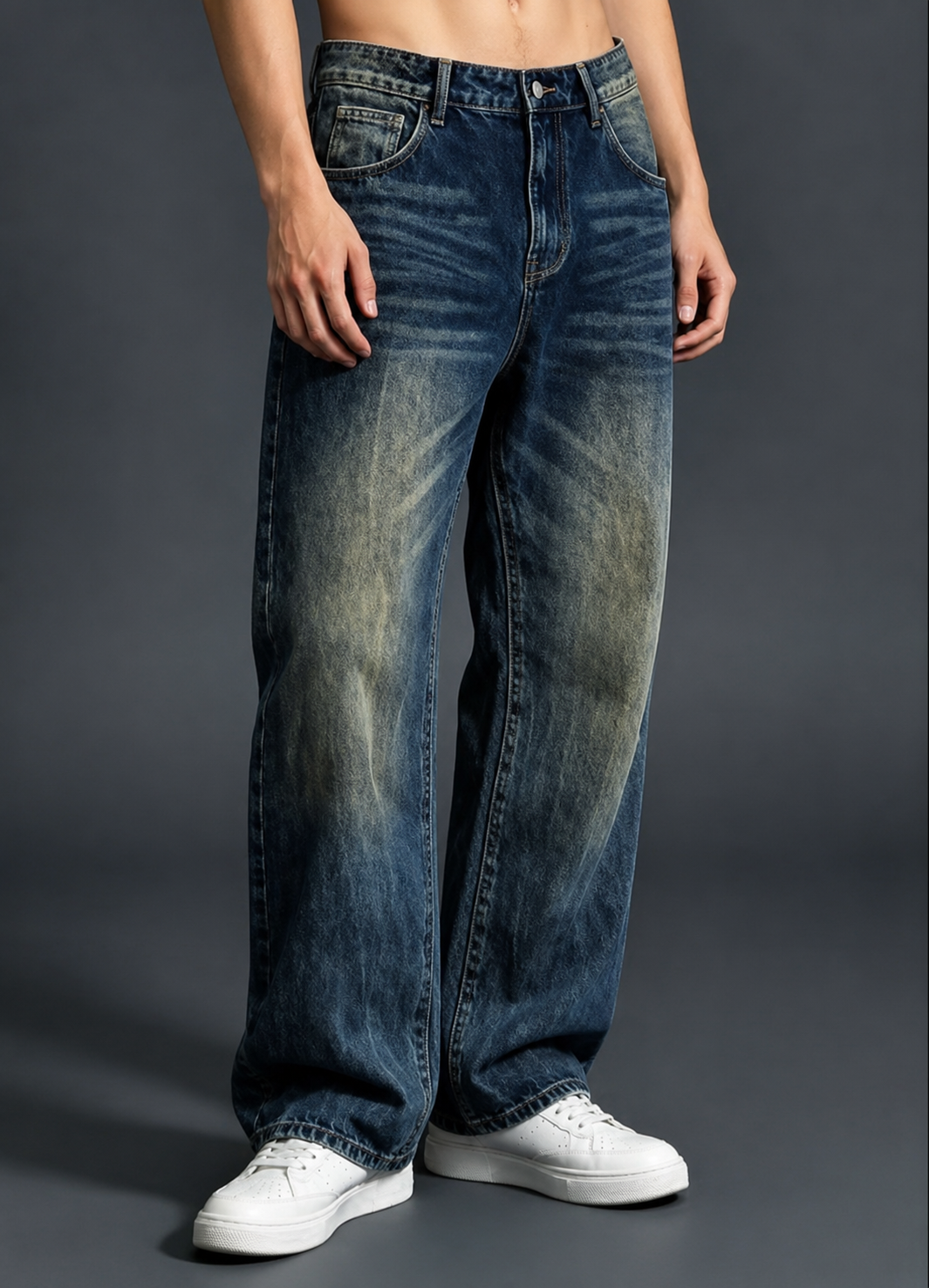 JEANS BAGGY BLU DENIM - ART. AD8836X