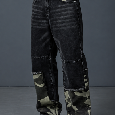JEANS BAGGY MILITARE - ART. AD8883X